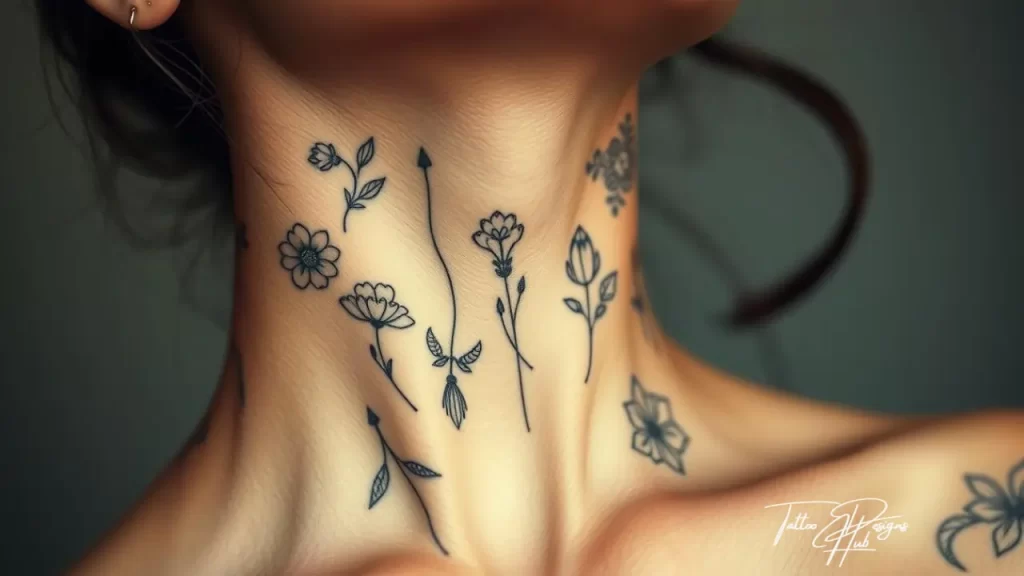 Stylish & Bold: Stunning Neck Tattoo Designs Every Woman Will Love!