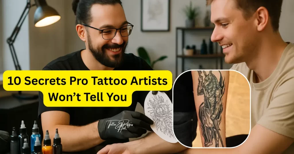 10 Secrets Pro Tattoo Artists Won’t Tell You