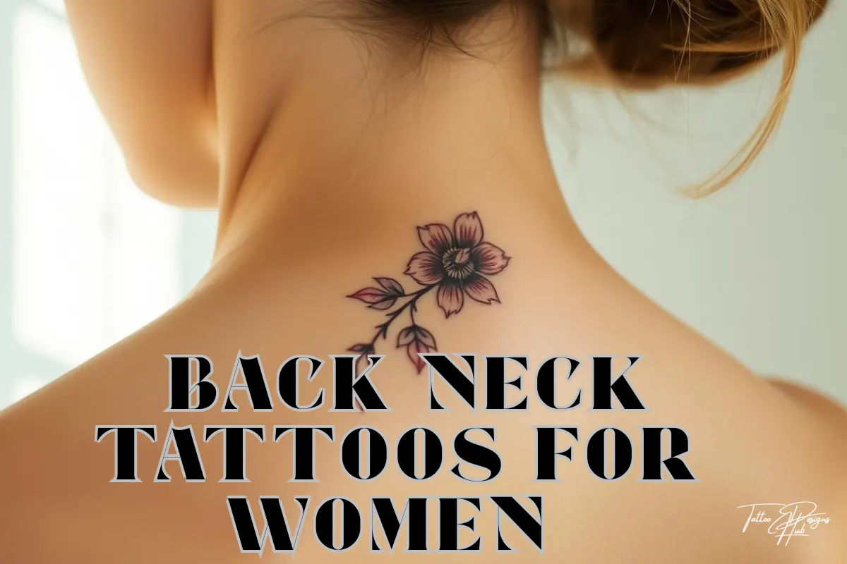 100+ Stunning Back Neck Tattoos for Women That Will Make You Want One Now || Tattoo designs hub