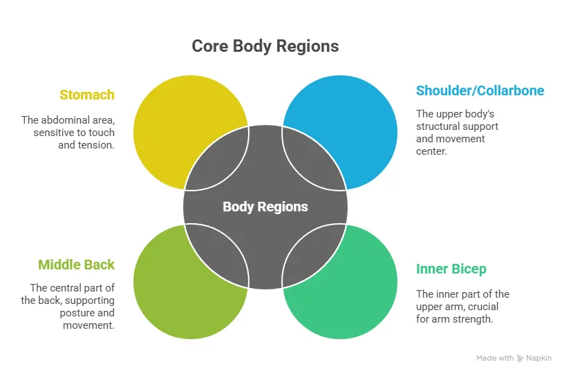 🔴 Level 7–8/10: High Pain Zones (Breathing techniques are a must)