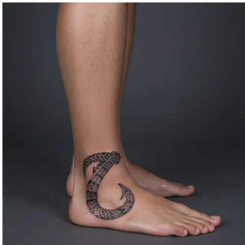 Hei Matau (Fish Hook) Tattoo maori tatto designs 